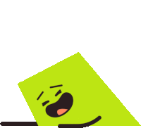Gif animé rire vert